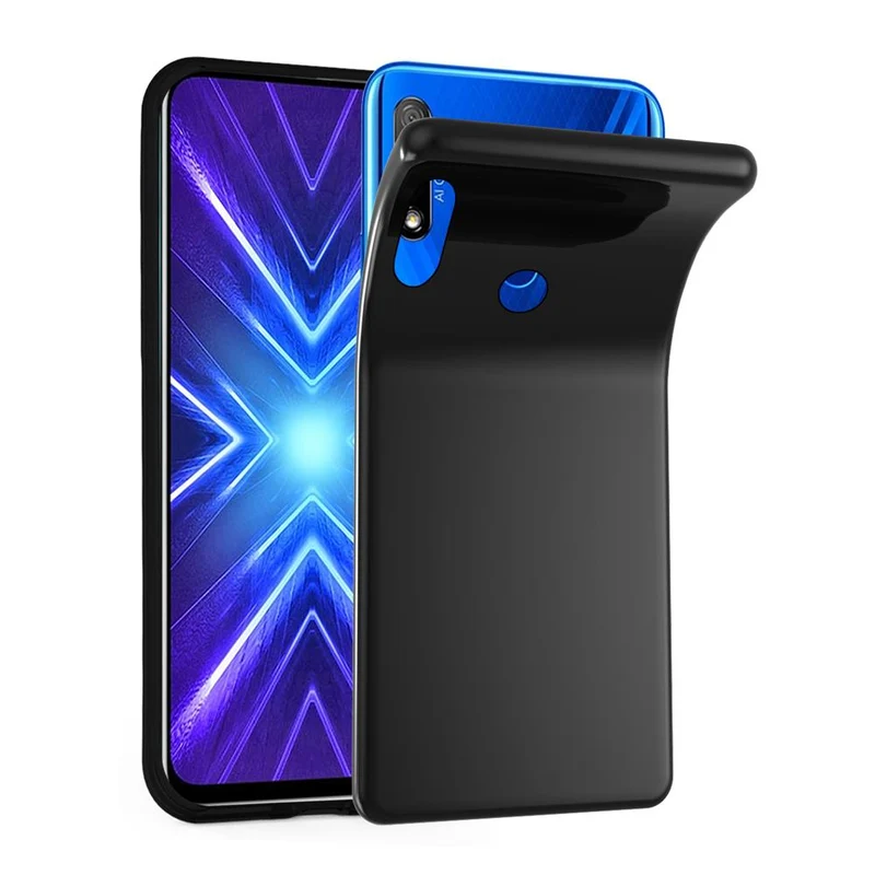 Cadorabo Hülle kompatibel mit Honor 9X Schutzhülle aus flexiblem TPU Silikon