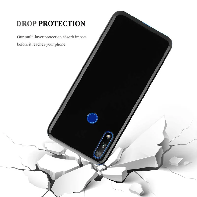 Cadorabo Hülle kompatibel mit Honor 9X Schutzhülle aus flexiblem TPU Silikon