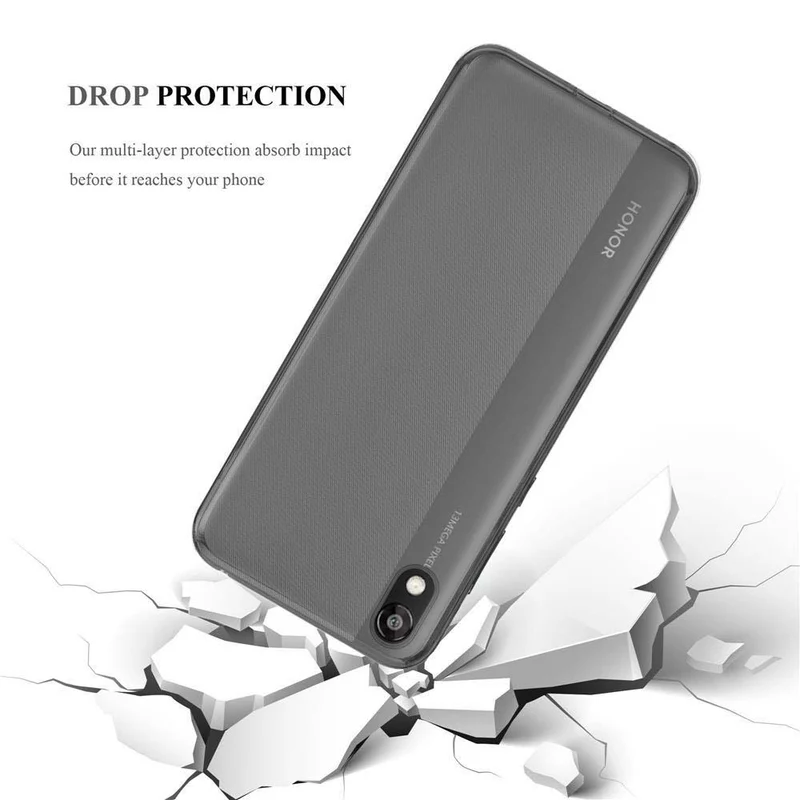 Cadorabo Hülle kompatibel mit Huawei Y5 2019 / Enjoy Play 8 / Honor 8S Schutzhülle aus flexiblem TPU Silikon