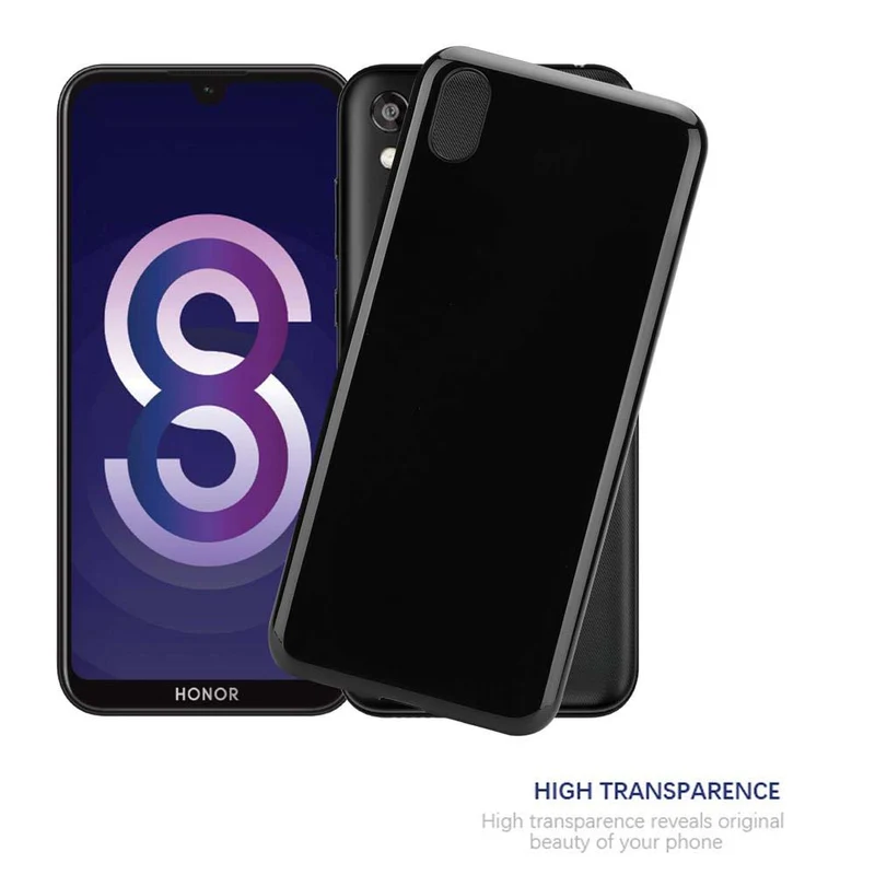 Cadorabo Hülle kompatibel mit Huawei Y5 2019 / Enjoy Play 8 / Honor 8S Schutzhülle aus flexiblem TPU Silikon