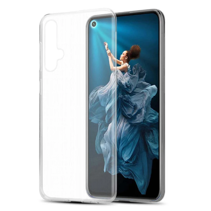 Cadorabo Hülle kompatibel mit Honor 20 / 20S / Huawei NOVA 5T Schutzhülle aus flexiblem TPU Silikon