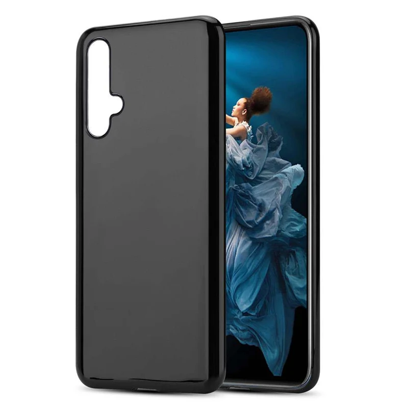 Cadorabo Hülle kompatibel mit Honor 20 / 20S / Huawei NOVA 5T Schutzhülle aus flexiblem TPU Silikon