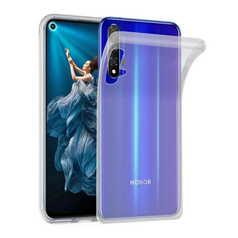 Cadorabo Hülle kompatibel mit Honor 20 / 20S / Huawei NOVA 5T Schutzhülle aus flexiblem TPU Silikon