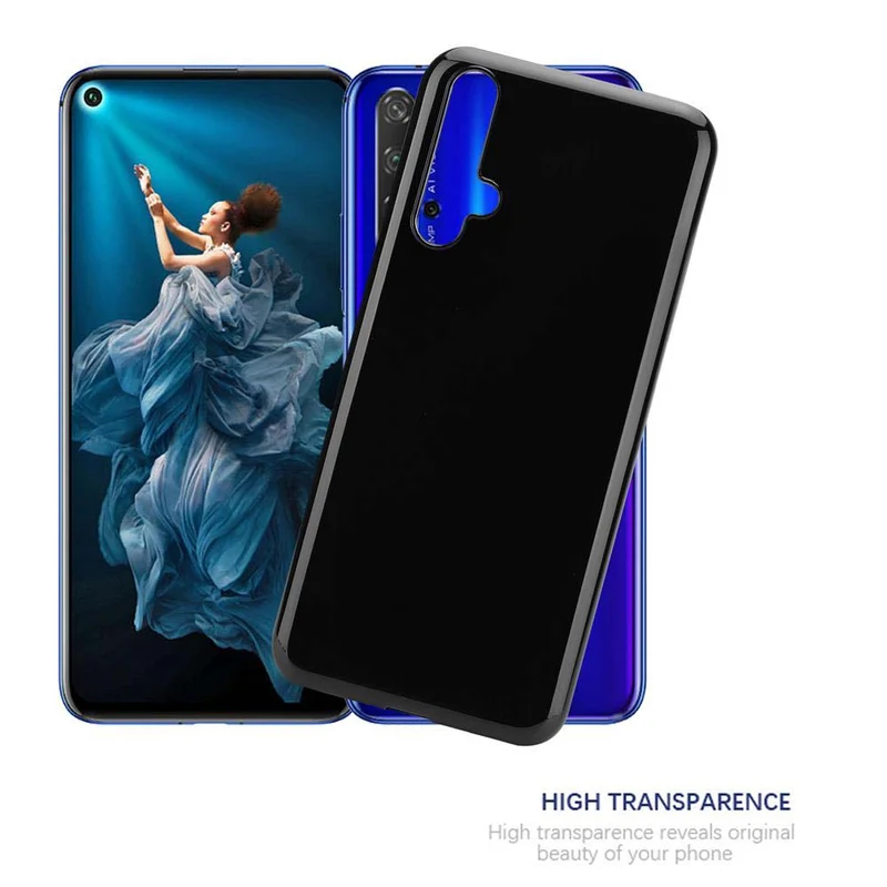 Cadorabo Hülle kompatibel mit Honor 20 / 20S / Huawei NOVA 5T Schutzhülle aus flexiblem TPU Silikon