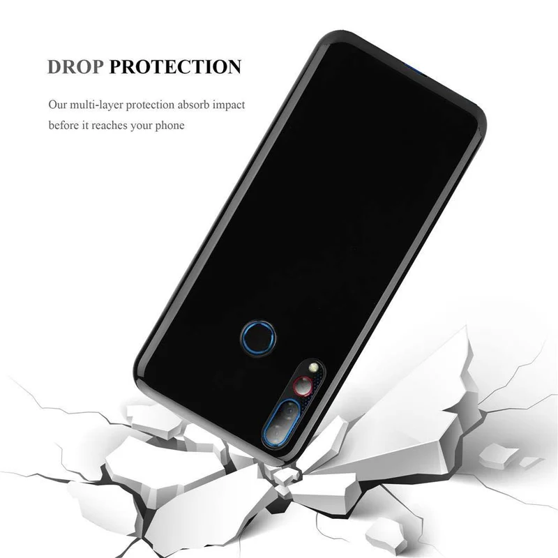 Cadorabo Hülle kompatibel mit HTC Desire 19 PLUS Schutzhülle aus flexiblem TPU Silikon