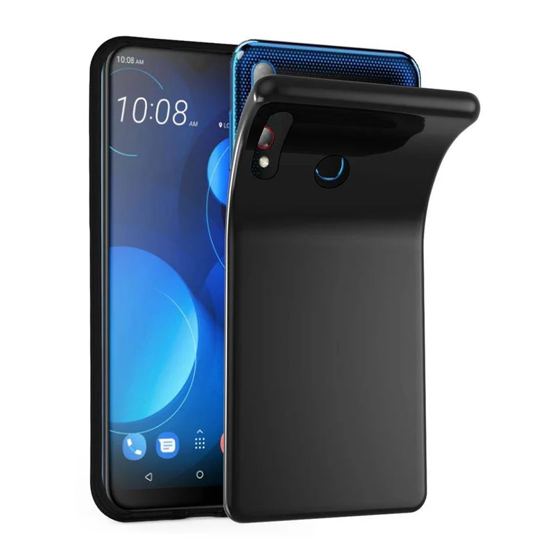 Cadorabo Hülle kompatibel mit HTC Desire 19 PLUS Schutzhülle aus flexiblem TPU Silikon