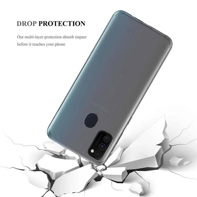 Cadorabo Hülle kompatibel mit Samsung Galaxy M21 / M30s Schutzhülle aus flexiblem TPU Silikon
