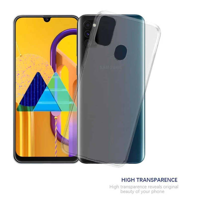 Cadorabo Hülle kompatibel mit Samsung Galaxy M21 / M30s Schutzhülle aus flexiblem TPU Silikon