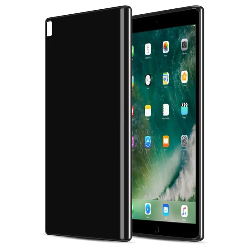 Cadorabo Hülle kompatibel mit Apple iPad PRO 2018 (12.9 Zoll) Schutzhülle aus flexiblem TPU Silikon