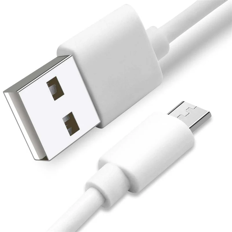 Cadorabo Micro USB Kabel 1 Meter Micro USB Kabel 2A kompatibel mit Geräten mit Micro USB Anschluss z.B. Smartphones, Tablets, Laptops und mehr - Ladegerät Ladekabel Adapter