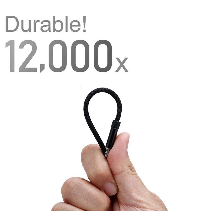 Cadorabo Micro USB Kabel 1 Meter Micro USB Kabel 2.4A kompatibel mit Geräten mit Micro USB Anschluss z.B. Smartphones, Tablets, Laptops und mehr - Ladegerät Ladekabel Adapter