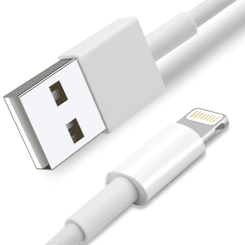 Cadorabo USB Kabel 1 Meter USB 2.0 Kabel MFI Zertifiziert kompatibel mit Apple Geräten z.B. Smartphones, Tablets, Laptops und mehr - Ladegerät Ladekabel Adapter