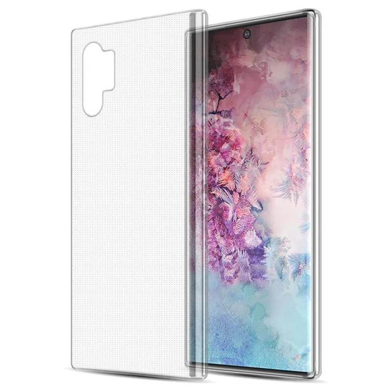 Cadorabo Hülle kompatibel mit Samsung Galaxy NOTE 10 PLUS Schutzhülle aus flexiblem TPU Silikon