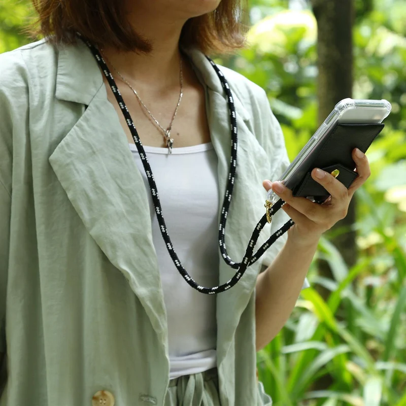 Cadorabo Handy Kette kompatibel mit Google PIXEL 3 XL Silikon Schutzhülle mit Gold Ringen, Kordel Band und abnehmbarem Etui