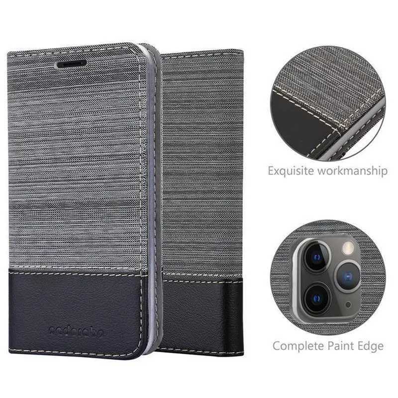 Cadorabo Hülle kompatibel mit Apple iPhone 11 PRO MAX Schutzhülle mit Magnetverschluss, Standfunktion und Kartenfach