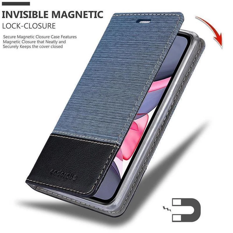 Cadorabo Hülle kompatibel mit Apple iPhone 11 Schutzhülle mit Magnetverschluss, Standfunktion und Kartenfach