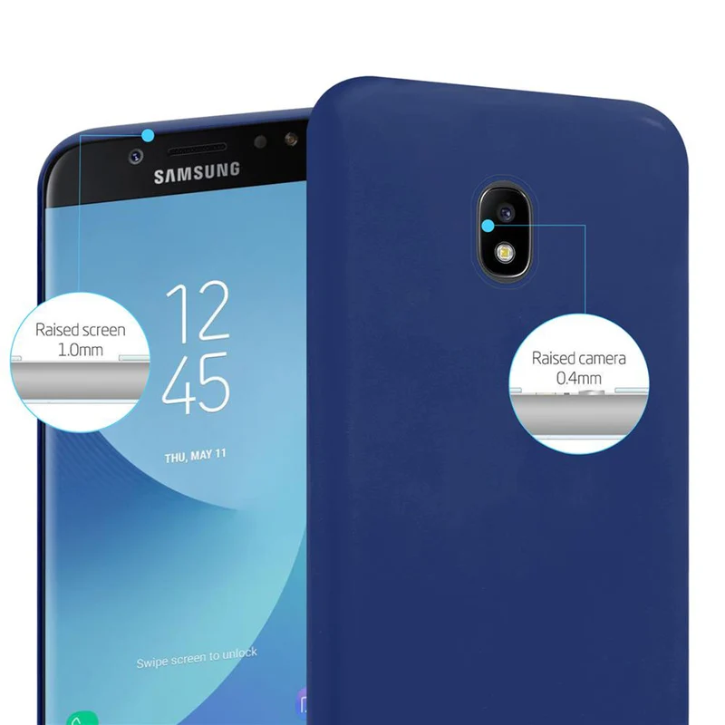 Cadorabo Hülle kompatibel mit Samsung Galaxy J5 2017 US Version Schutzhülle aus flexiblem TPU Silikon