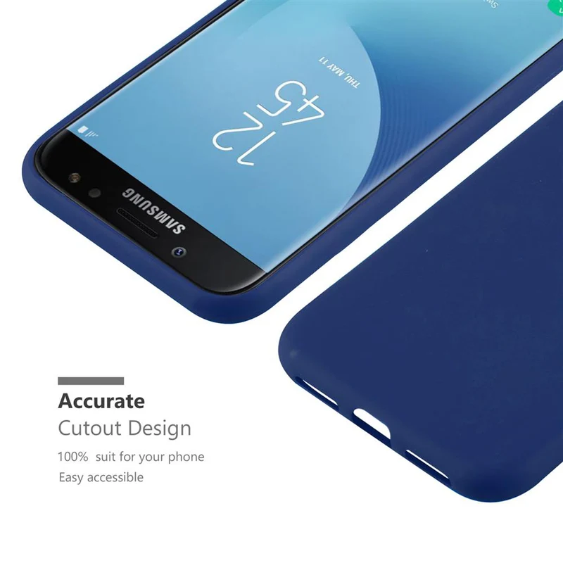 Cadorabo Hülle kompatibel mit Samsung Galaxy J5 2017 US Version Schutzhülle aus flexiblem TPU Silikon