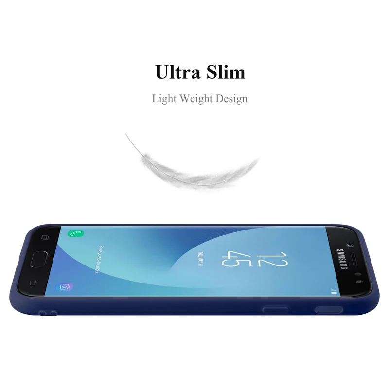 Cadorabo Hülle kompatibel mit Samsung Galaxy J3 2017 US Version Schutzhülle aus flexiblem TPU Silikon