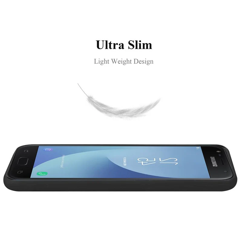 Cadorabo Hülle kompatibel mit Samsung Galaxy J3 2017 US Version Schutzhülle aus flexiblem TPU Silikon