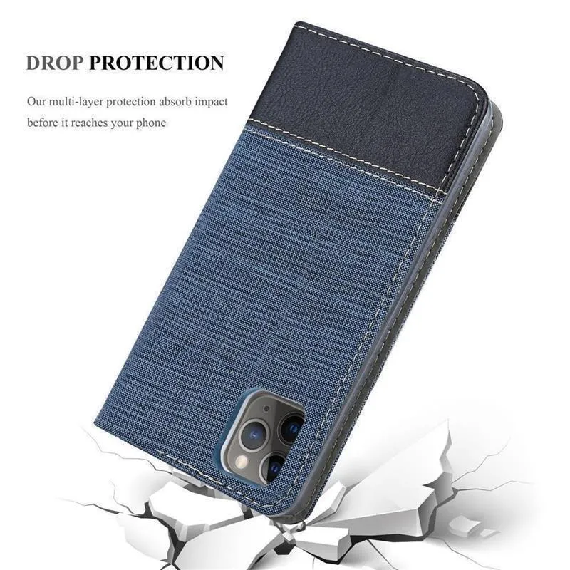 Cadorabo Hülle kompatibel mit Apple iPhone 11 PRO Schutzhülle mit Magnetverschluss, Standfunktion und Kartenfach