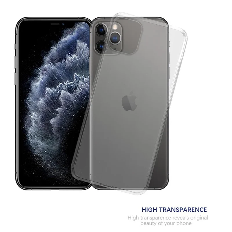 Cadorabo Hülle kompatibel mit Apple iPhone 11 PRO Schutzhülle aus flexiblem TPU Silikon