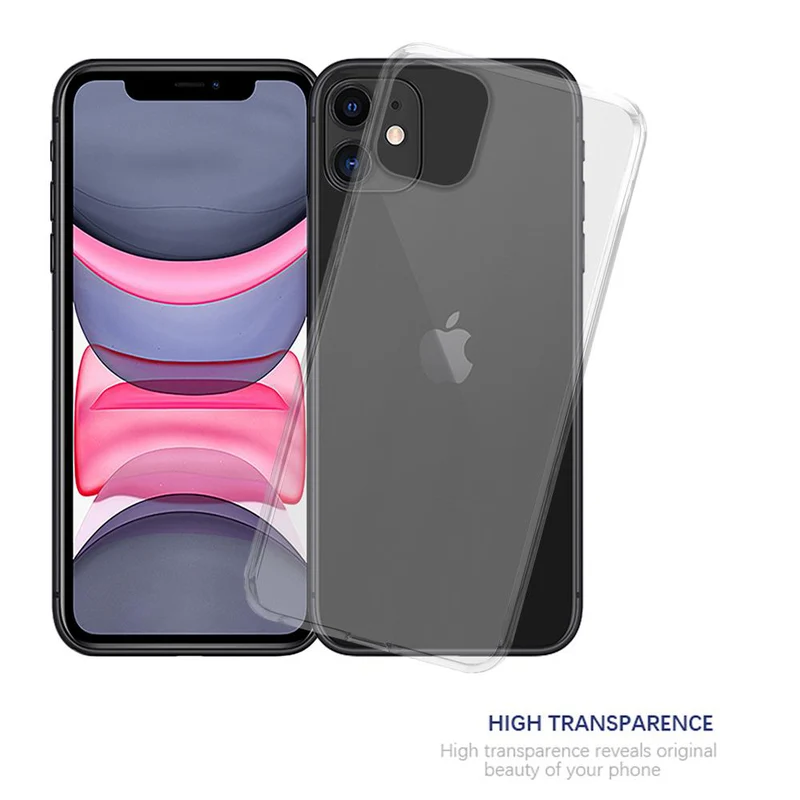 Cadorabo Hülle kompatibel mit Apple iPhone 11 PRO Schutzhülle aus flexiblem TPU Silikon
