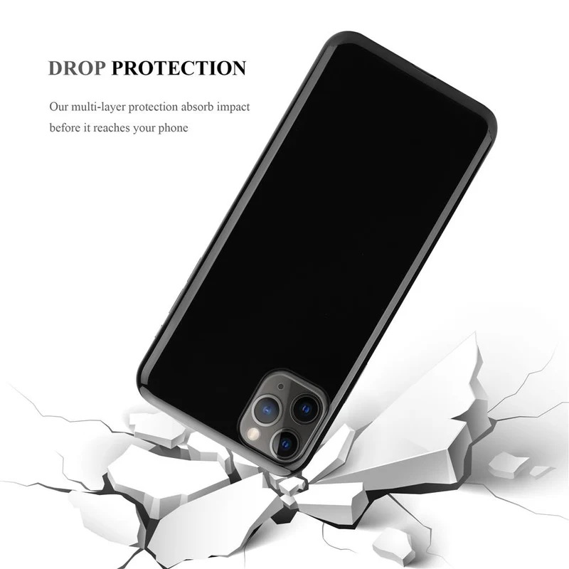 Cadorabo Hülle kompatibel mit Apple iPhone 11 PRO Schutzhülle aus flexiblem TPU Silikon