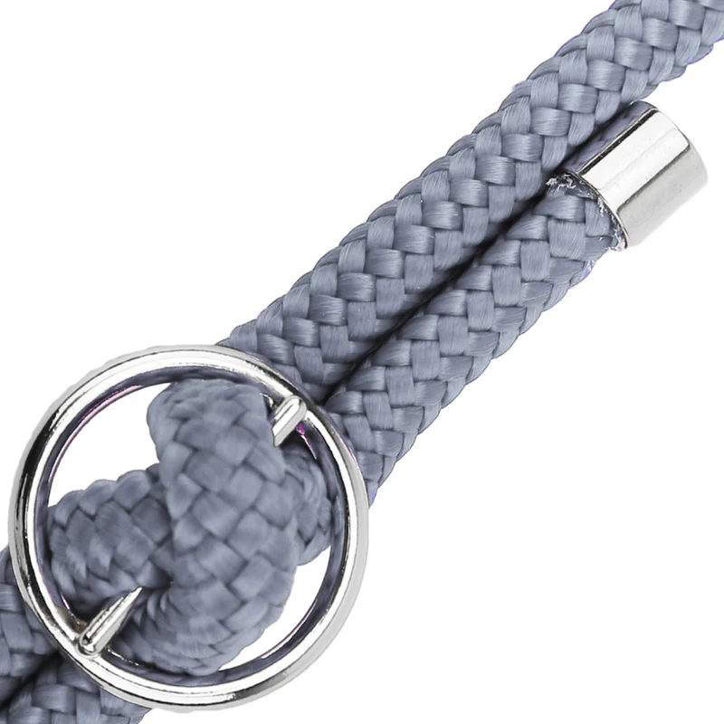 Cadorabo Handy Kette kompatibel mit Samsung Galaxy A50 4G / A50s / A30s Silikon Schutzhülle mit Silbernen Ringen, Kordel Band und abnehmbarem Etui