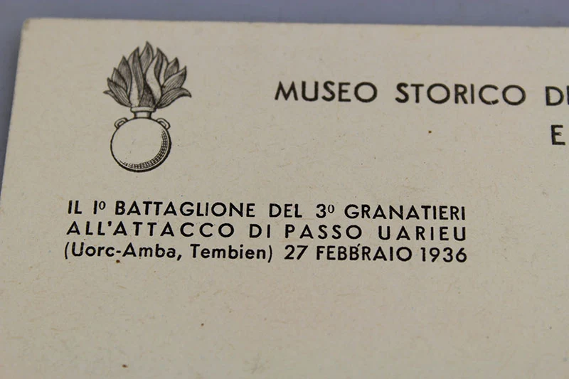 Postkarte Historisches Museum der Grenadiere von Sardinien