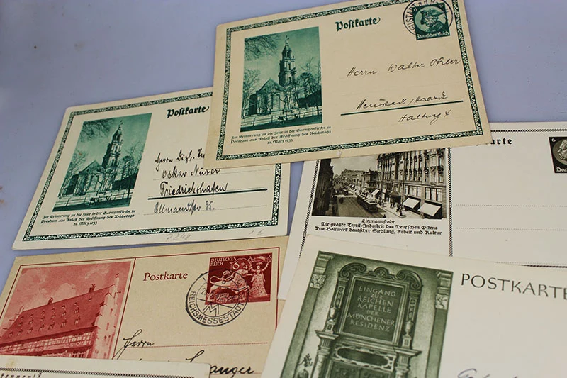 Nr. 11 Postkarten aus den 30er Jahren "Reisen"