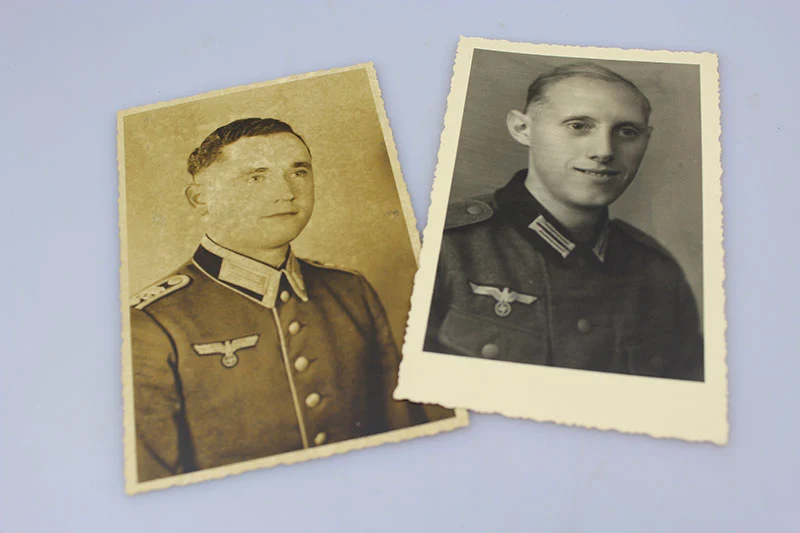 Studiofotopaar der Wehrmacht