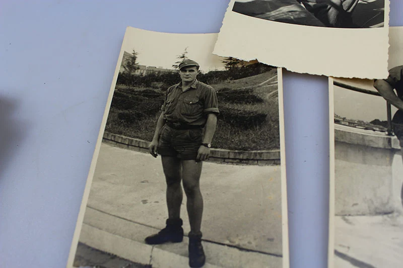 #18 Fotopostkarte, nur Soldat
