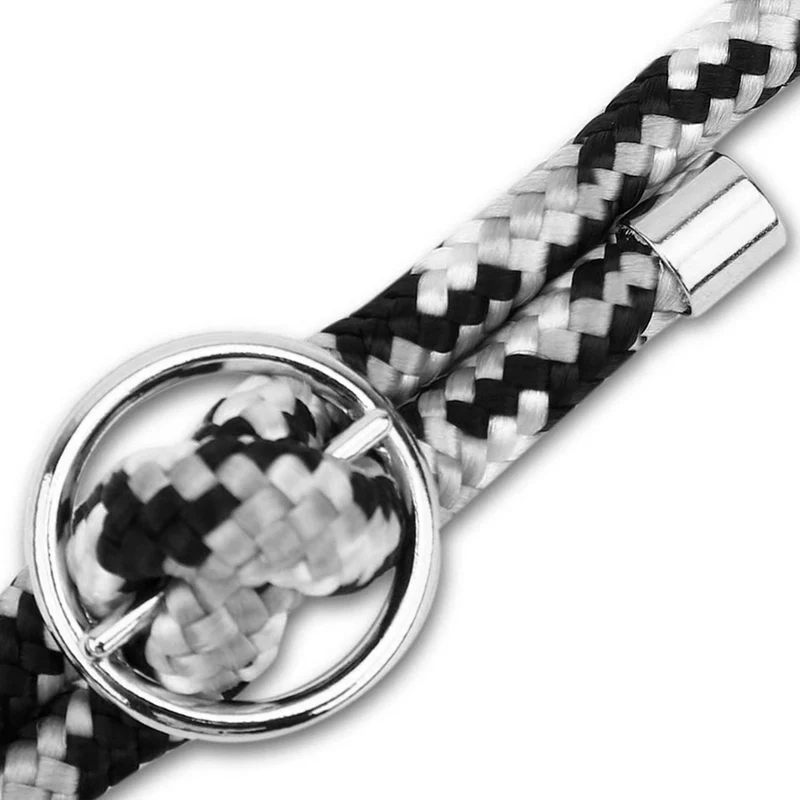 Cadorabo Handy Kette kompatibel mit Huawei Google NEXUS 6P Silikon Schutzhülle mit Silbernen Ringen, Kordel Band und abnehmbarem Etui