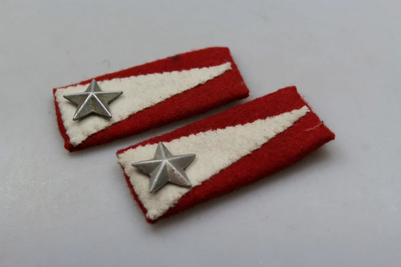 Paar Küstenartillerie-Abzeichen REI WW2