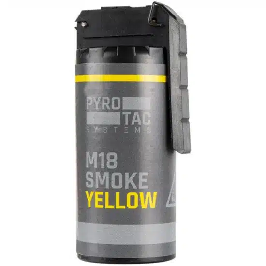 Pyrotac M18 Paintball / Airsoft Rauchgranate mit Kipphebel - verschiedene Farben -