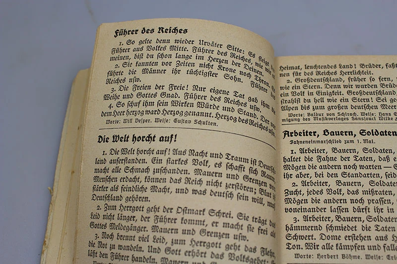 "Singend Wollen wir Marschieren" - RAD-Handbuch