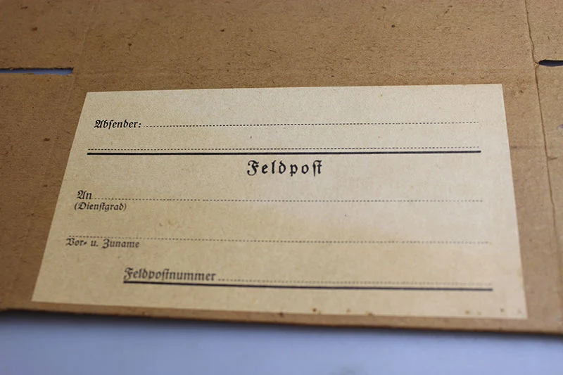 Feldpost Paket nie benutzt