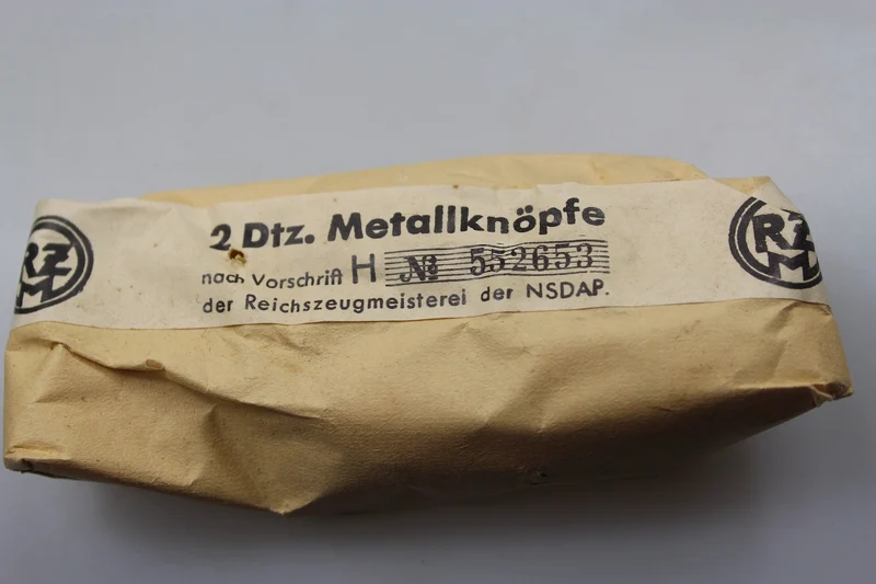 2 Dtz. Metallknopf RZM