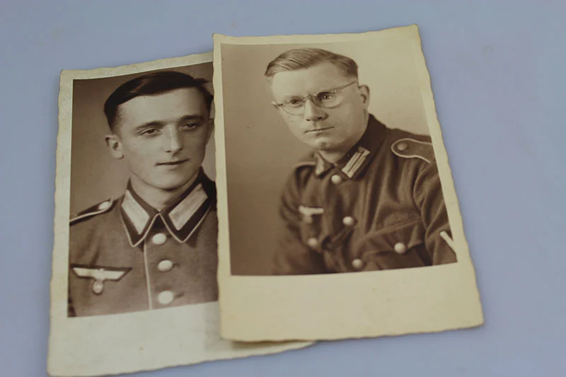 Studiofotopaar der Wehrmacht