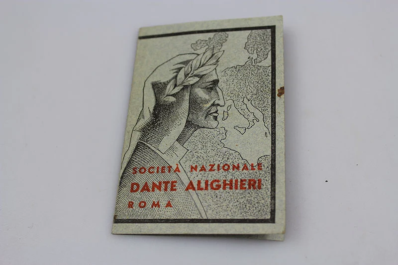 National Ass. Karte und Postkarte "Dante Alighieri" XNUMX