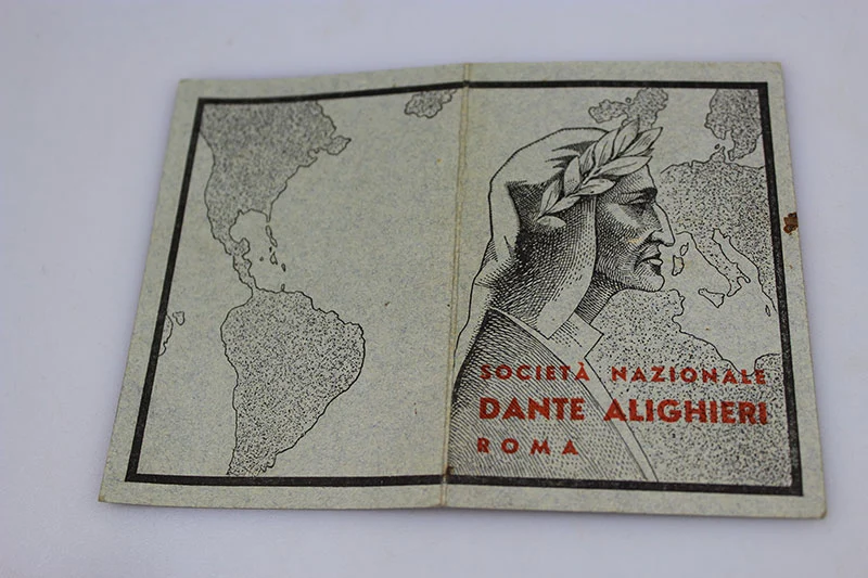 National Ass. Karte und Postkarte "Dante Alighieri" XNUMX