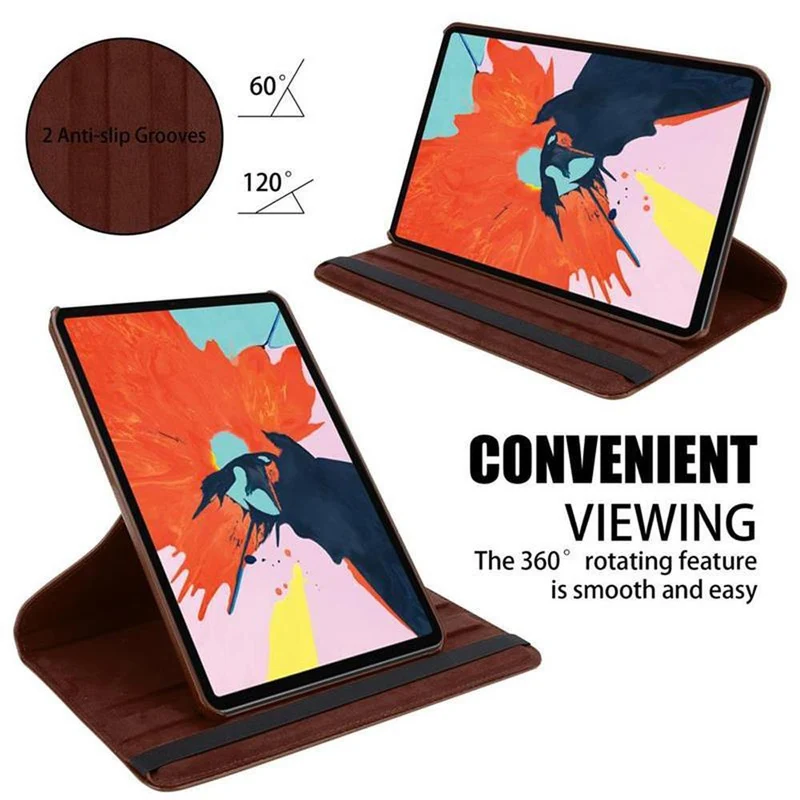 Cadorabo Tablet Hülle kompatibel mit Apple iPad PRO 2018 (12.9 Zoll) Schutzhülle mit Auto Wake Up, mit Standfunktion und Gummiband Verschluss