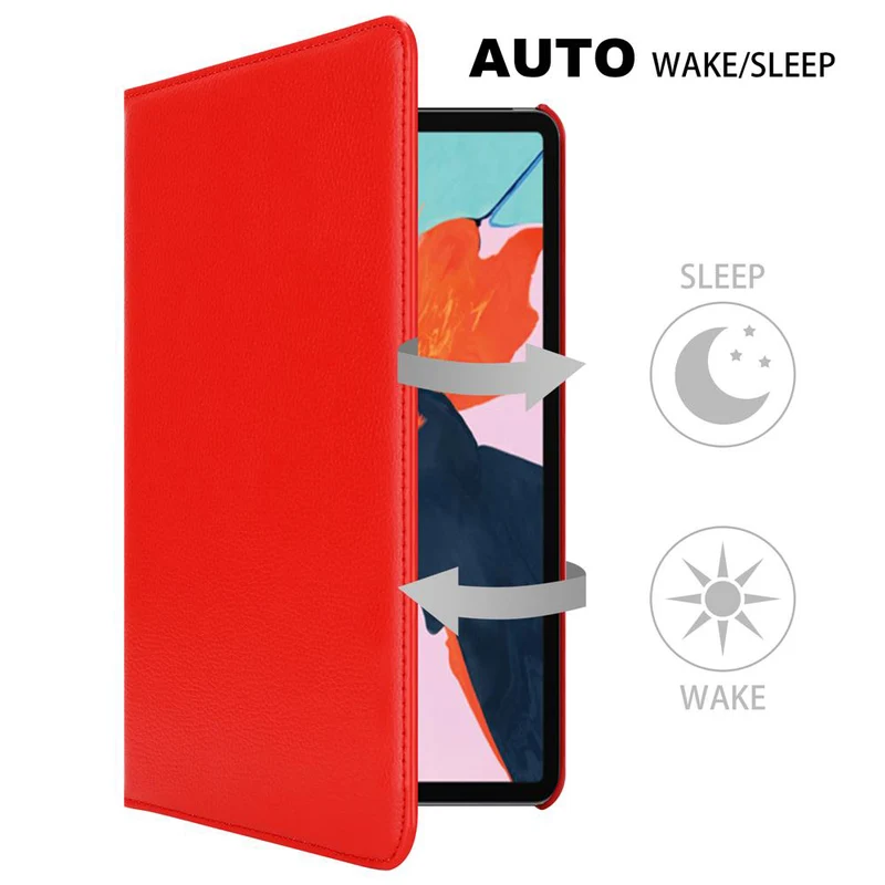 Cadorabo Tablet Hülle kompatibel mit Apple iPad PRO 2018 (12.9 Zoll) Schutzhülle mit Auto Wake Up, mit Standfunktion und Gummiband Verschluss