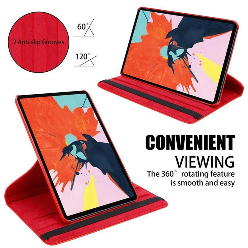 Cadorabo Tablet Hülle kompatibel mit Apple iPad PRO 2018 (12.9 Zoll) Schutzhülle mit Auto Wake Up, mit Standfunktion und Gummiband Verschluss