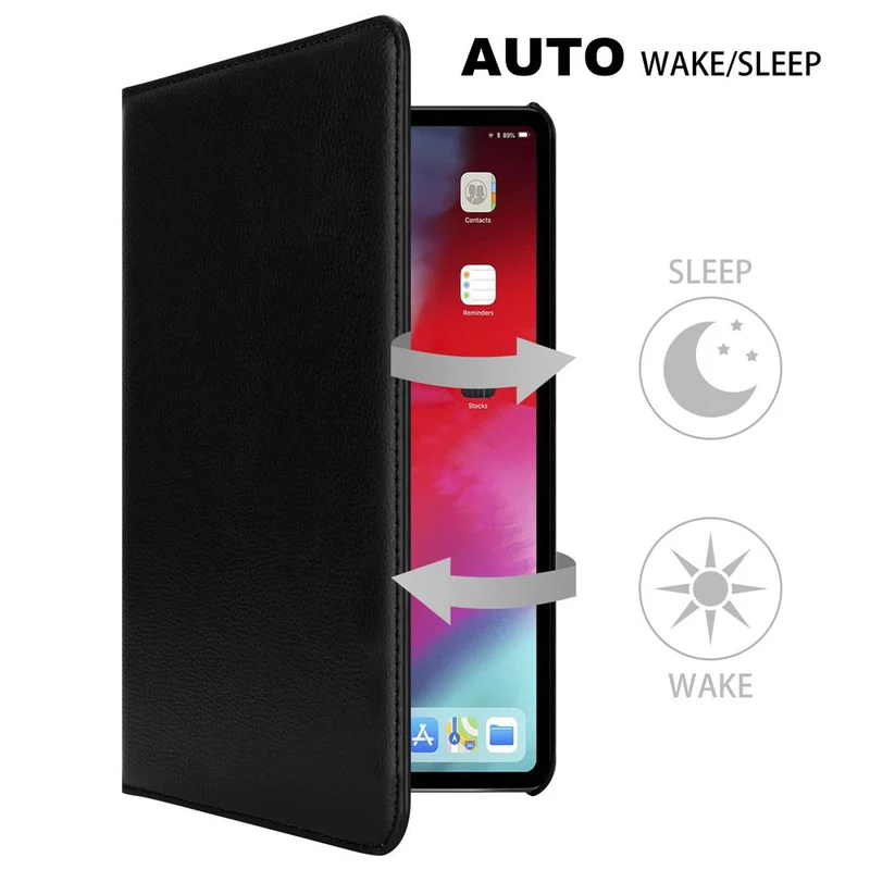 Cadorabo Tablet Hülle kompatibel mit Apple iPad PRO 11 2018 (11 Zoll) Schutzhülle mit Auto Wake Up, mit Standfunktion und Gummiband Verschluss