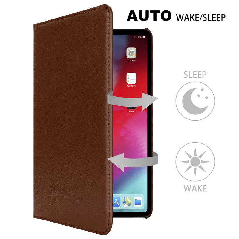 Cadorabo Tablet Hülle kompatibel mit Apple iPad PRO 11 2018 (11 Zoll) Schutzhülle mit Auto Wake Up, mit Standfunktion und Gummiband Verschluss