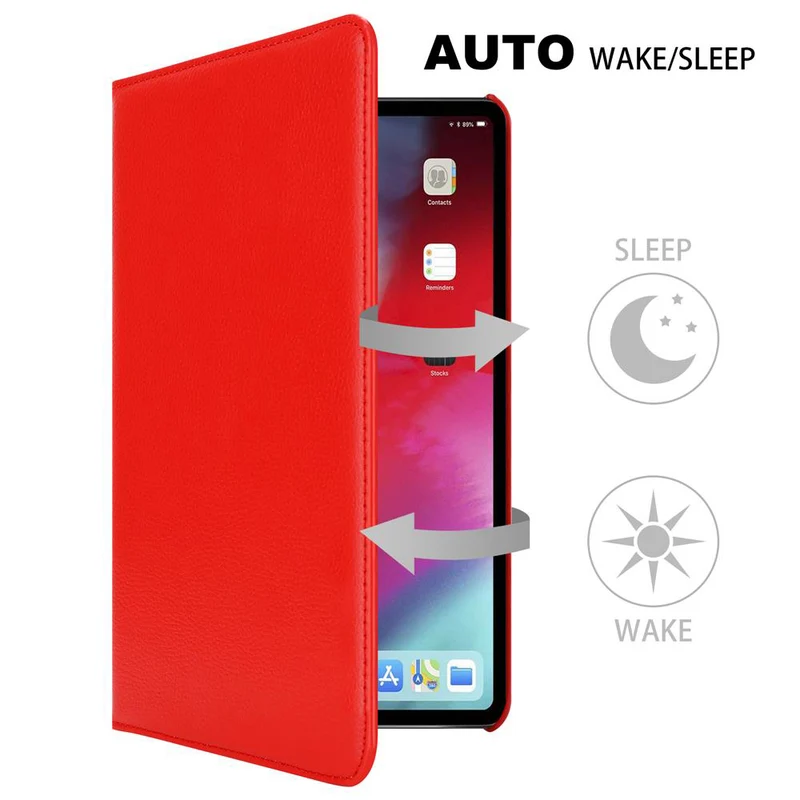 Cadorabo Tablet Hülle kompatibel mit Apple iPad PRO 11 2018 (11 Zoll) Schutzhülle mit Auto Wake Up, mit Standfunktion und Gummiband Verschluss
