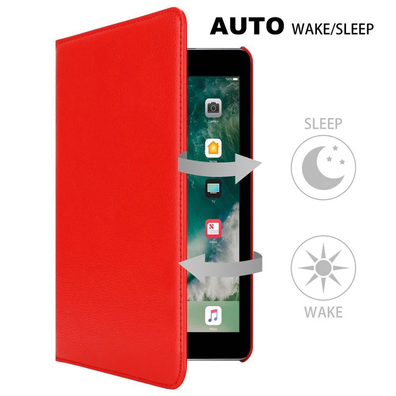 Cadorabo Tablet Hülle kompatibel mit Apple iPad PRO (9.7 Zoll) Schutzhülle mit Auto Wake Up, mit Standfunktion und Gummiband Verschluss