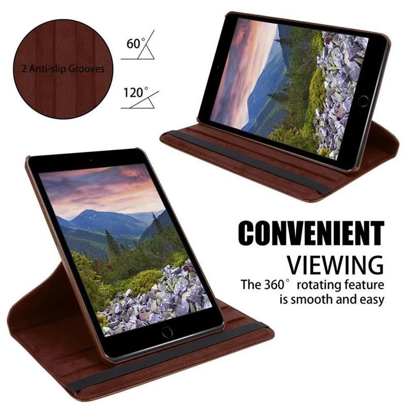 Cadorabo Tablet Hülle kompatibel mit Apple iPad MINI / MINI 2 / MINI 3 Schutzhülle mit Auto Wake Up, mit Standfunktion und Gummiband Verschluss